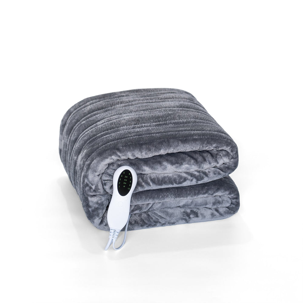 English Elm 157*213electric Flannel Blanket Cashmere Soft Even Heat Adjustable Warmth Control W2710P227666