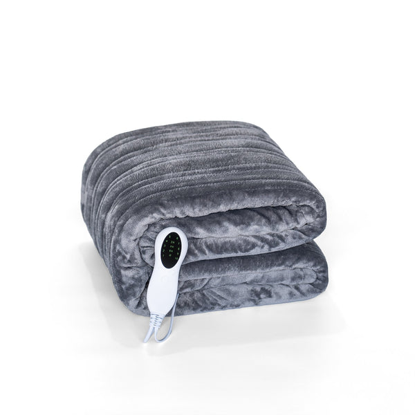 English Elm 157*213electric Flannel Blanket Cashmere Soft Even Heat Adjustable Warmth Control W2710P227666