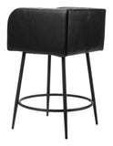 Horbat Counter Stool - Set of 2 Black 110062 Zuo Modern