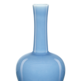 Sky Blue Straight Neck Vase