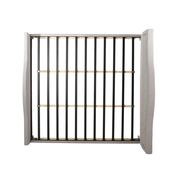 English Elm Christopher Knight Home® - VIRGIL Fully Upholstered King Bed with Button Tufted Diamond Stitch Headboard, Sturdy Frame LIGHT GREY 81.75 L x 25 W x 9 H N761S7106803E