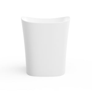 English Elm 51-inch Solid Surface Freestanding Soaking Tub with Integrated Seat Matte White Finish W1613P410199