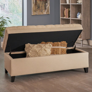 English Elm Juliana Rectangular Storage Ottoman Upholstered Lift Top for Living Room Seating 57741.00