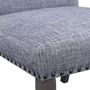 OSP Home Furnishings Hamilton Dining Chair  - Set of 2 Navy