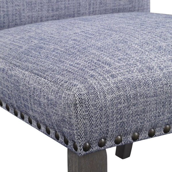 OSP Home Furnishings Hamilton Dining Chair  - Set of 2 Navy