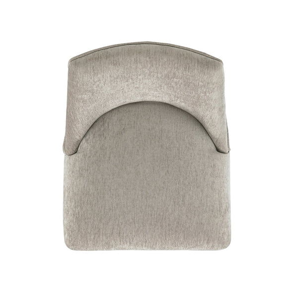 English Elm Beever Wood Chenille Counter Stool - Stylish Taupe Upholstery & Durable Rubberwood Frame Design B365P397948