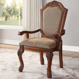 English Elm Cherry Arm Chair With Queen Anne Legs