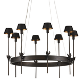 Coterie Bronze Chandelier