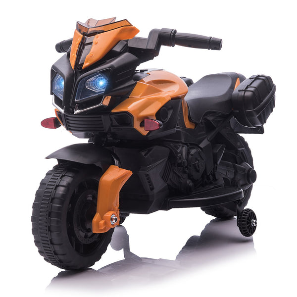 English Elm Aosom 12v Kids Battery Powered Atv Quad with Led Lights Music Usb Treaded Tires W2225P249810