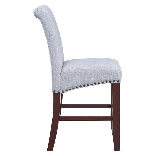 OSP Home Furnishings 24" Parsons Barstool Smoke