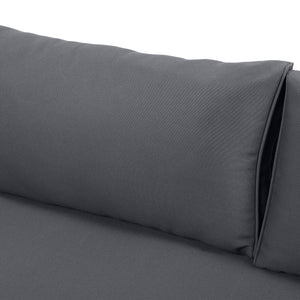 English Elm Christopher Knight Home® - Claremont 3 Seater Daybed With Elegant Rattan Arms & Water-Resistant Dark Grey Cushion For Comfort N770P205570A