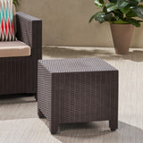 Christopher Knight Home® - Noble House - Waverly Outdoor Wicker Print Side Table