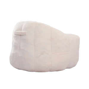 English Elm Bean Bag Chair - Luxurious Faux-Fur Sofa With High-Density Foam For Ultimate Comfort & Style W2200P313805