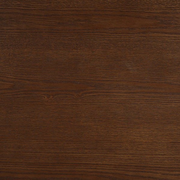 English Elm 63.00"l Tambour Pedestal Counter Table Seats Six with Industrial Mid-century Matte Finish Walnut N771P358596T_N771P358597T
