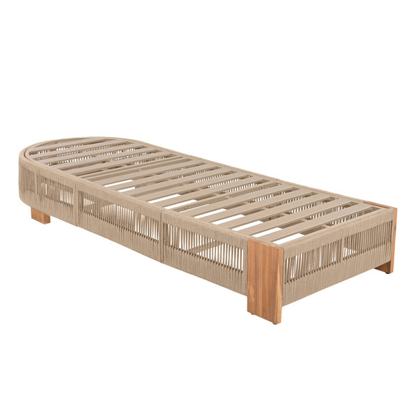 English Elm Christopher Knight Home® - Outdoor Acacia Wood Adjustable Lounge Chair – Coastal Comfort For Pool, Patio & Garden Retreats N770P298695B