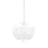 Cora Lee Chandelier White/Cream 67452-WILDWOOD Wildwood