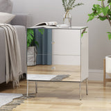 Christopher Knight Home® - Noble House - Crowley Modern Mirrored Two Drawer Cabinet