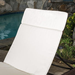 English Elm Christopher Knight Home® - 52005.00Cush Stylish Beige Outdoor Chaise Lounge Cushion For Comfort & Durability - Fits Most Loungers N775P230263A