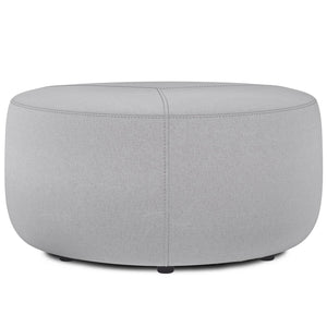 English Elm Moore Large Light Grey Ottoman - Versatile Seating, Stylish Footrest & Casual Coffee Table Solution B136P159948