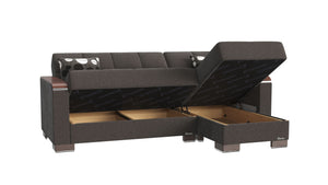 English Elm Primenest Zenaero Convertible Chaise Lounge With Storage - Modern Comfort And Versatile Design! B030P303563-GIGA