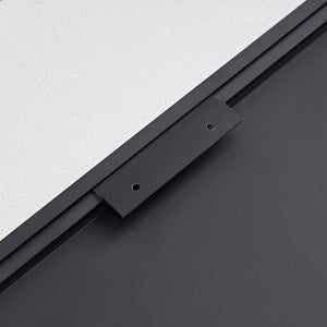 English Elm Wall Mirror 40X30 Inch Arched Black Metal Frame For Elegant Bathroom, Living Room & Bedroom Decor W2091P345025-GIGA