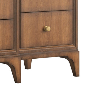 A.R.T. Furniture Harbor Dresser - Elegant Weathered Wood Storage Solution for Coastal or Farmhouse Bedroom Decor 338130-2731