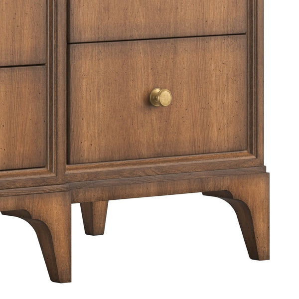 A.R.T. Furniture Harbor Dresser - Elegant Weathered Wood Storage Solution for Coastal or Farmhouse Bedroom Decor 338130-2731