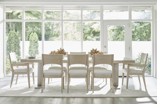 Bernhardt Bernhardt Solaria Side Chair — Rustic Modern Walnut-Quartered Ash Frame, Upholstered Seat, Floor Glides, 20.5"X23.5" 310555