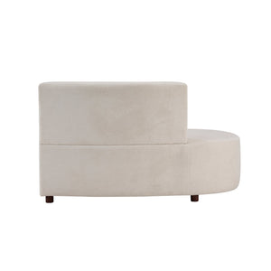 English Elm Luno Two Piece Modular Chenille Sectional Sofa with Cloud Comfort for Living Rooms N773IS00091B