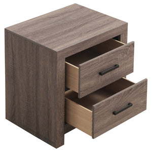 English Elm Sherwood Barrel Oak 5-Piece Queen Bedroom Set With Storage, Stylish Design, And Easy Assembly B062S01297-GIGA