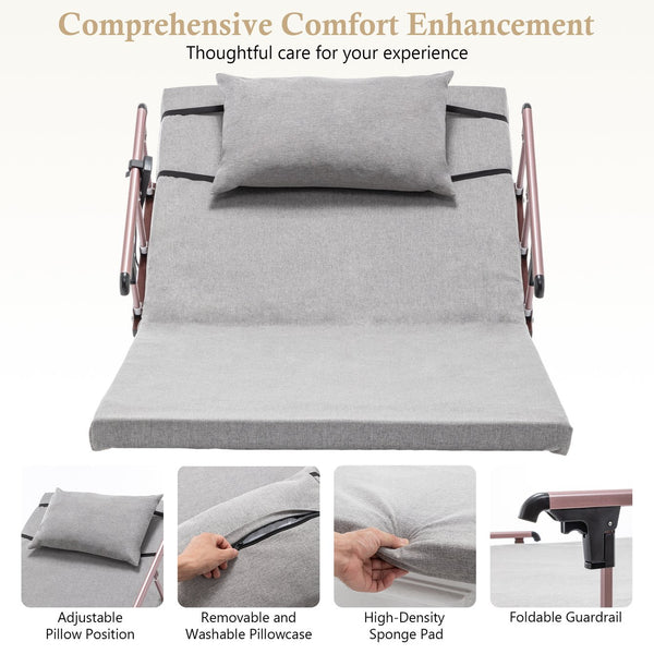 English Elm Electric Adjustable Bed Backrest With Remote Control - 300 Lbs Capacity, 4-68° Lift For Comfort & Support W1422P352937