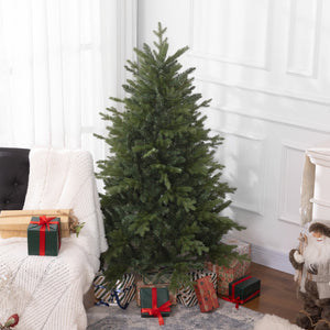 English Elm Homcom 5Ft Artificial Christmas Tree - 1309 Tips, Easy Assembly, Realistic Look For Festive Decor W2225P229374