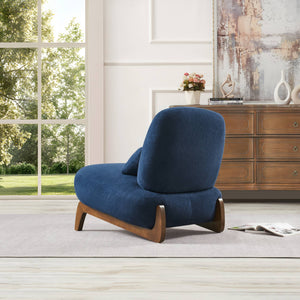 English Elm Modern Plush Accent Chair Heavily Padded Seat with Pillow for Living Room or Office W2085P381045