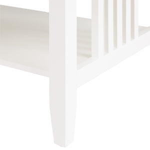 OSP Home Furnishings Sierra Coffee Table White Finish