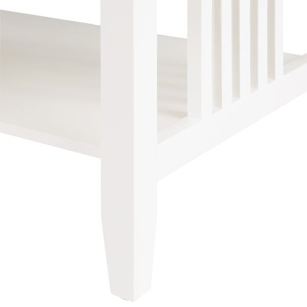 OSP Home Furnishings Sierra Coffee Table White Finish