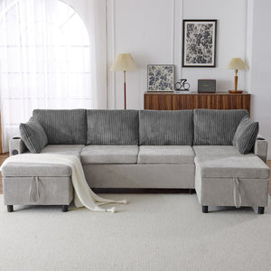 English Elm Swivel Barrel Accent Chair Chenille Tufted Round Club Seat for Living Room Lounge Grey N719S002230E