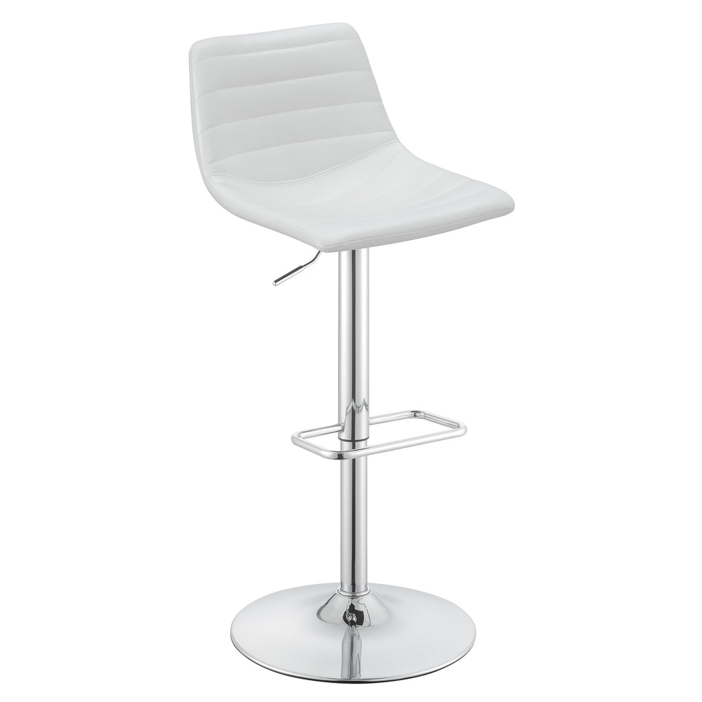 OSP Home Furnishings Araceli Height Adj Stool  - Set of 2 White