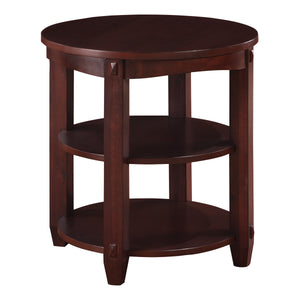 OSP Home Furnishings Lane End Table Espresso