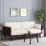 Christopher Knight Home® - Noble House - Sofia Mid-Century Modern Upholstered 3 Seater Sofa