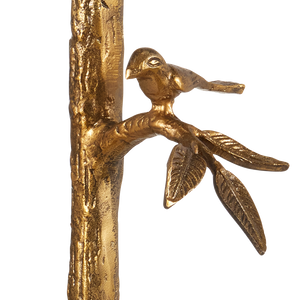 Piaf Brass Floor Lamp - Nature-Inspired Design with Whimsical Birds & Elegant Gold Finish for Your Home