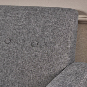 English Elm Christopher Knight Home® - CHAIR Gray Fabric Modern Club Chair — Elegant, Supremely Comfortable Living Room Accent Seat 61237.00GRY