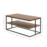 510 Design Monarch Modern/Contemporary Monarch Coffee Table 5DS120-0011 Dark Coffee/Black