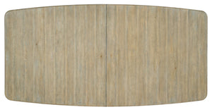 Hooker Furniture Surfrider Expandable Rectangle Dining Table With Driftwood Pecan Top, Double-Base, Seats Up To 10 6015-75217-80