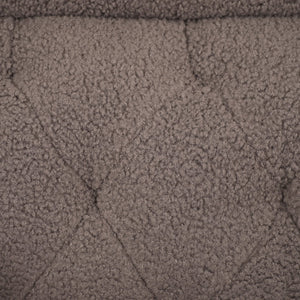 English Elm Christopher Knight Home® - Upholstered Teddy Fleece Armchair with Tufted Back, Contemporary Cozy Accent Seat for Living Room Brown N763P193158D