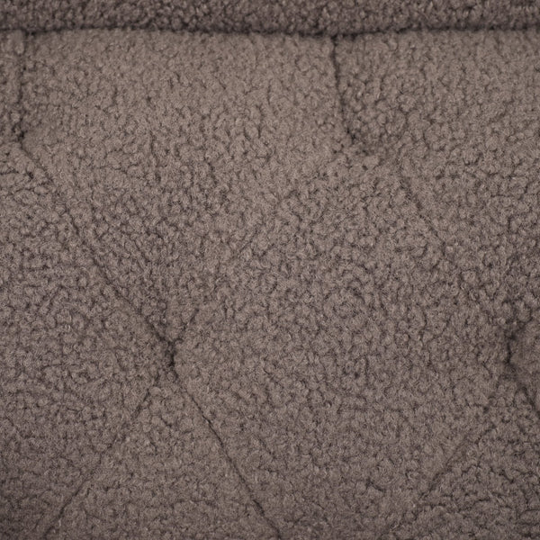 English Elm Christopher Knight Home® - Upholstered Teddy Fleece Armchair with Tufted Back, Contemporary Cozy Accent Seat for Living Room Brown N763P193158D