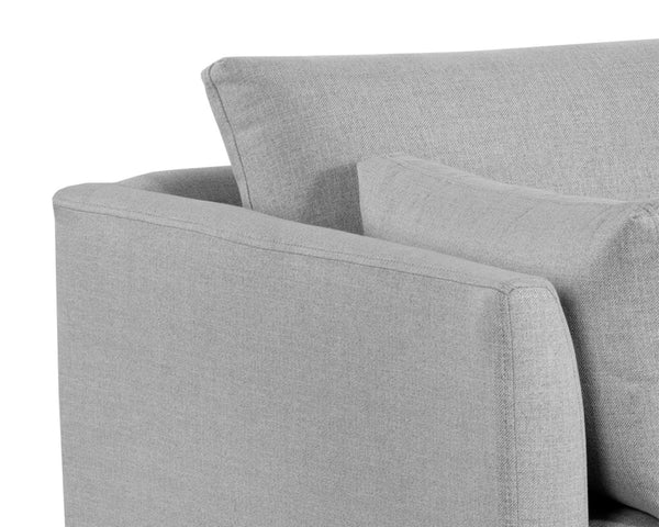 Sunpan NICO Sofa Bed - Modern Charcoal Memory Foam Design for Stylish Comfort in Small Spaces & Guests 108329