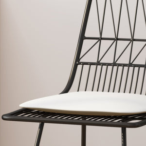 English Elm Christopher Knight Home® - Niez Counter Stools - Stylish Pair Of Durable Iron Frame Seating With Cushions For Indoor & Outdoor Use 63918.00BLKIVY