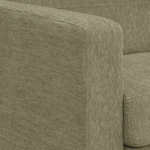 OSP Home Furnishings Pacific Club Chair with Chrome Legs Modern Upholstered Accent Seat for Living Room Armchair PAC51-S126