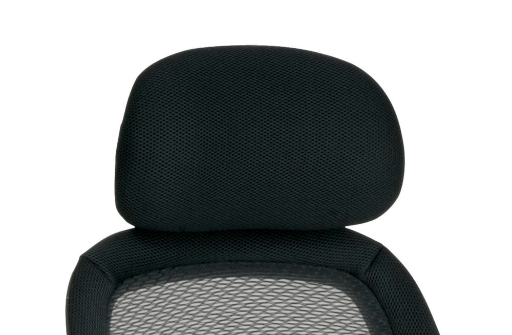 OSP Home Furnishings Headrest for Space Seating Chairs Breathable Mesh Ergonomic Neck Support Greenguard HRM003