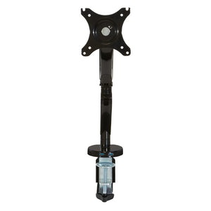 OSP Home Furnishings Single Monitor Arm with Gas Lift and Full Articulation for Ergonomic Desk Setup Black A2MAS1730-BK